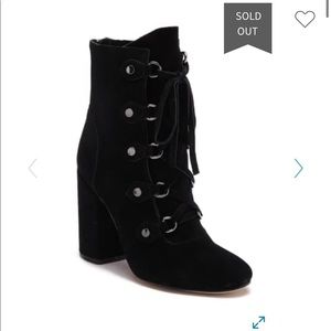 🆕 Splendid | Black Lace Up Leather Booties